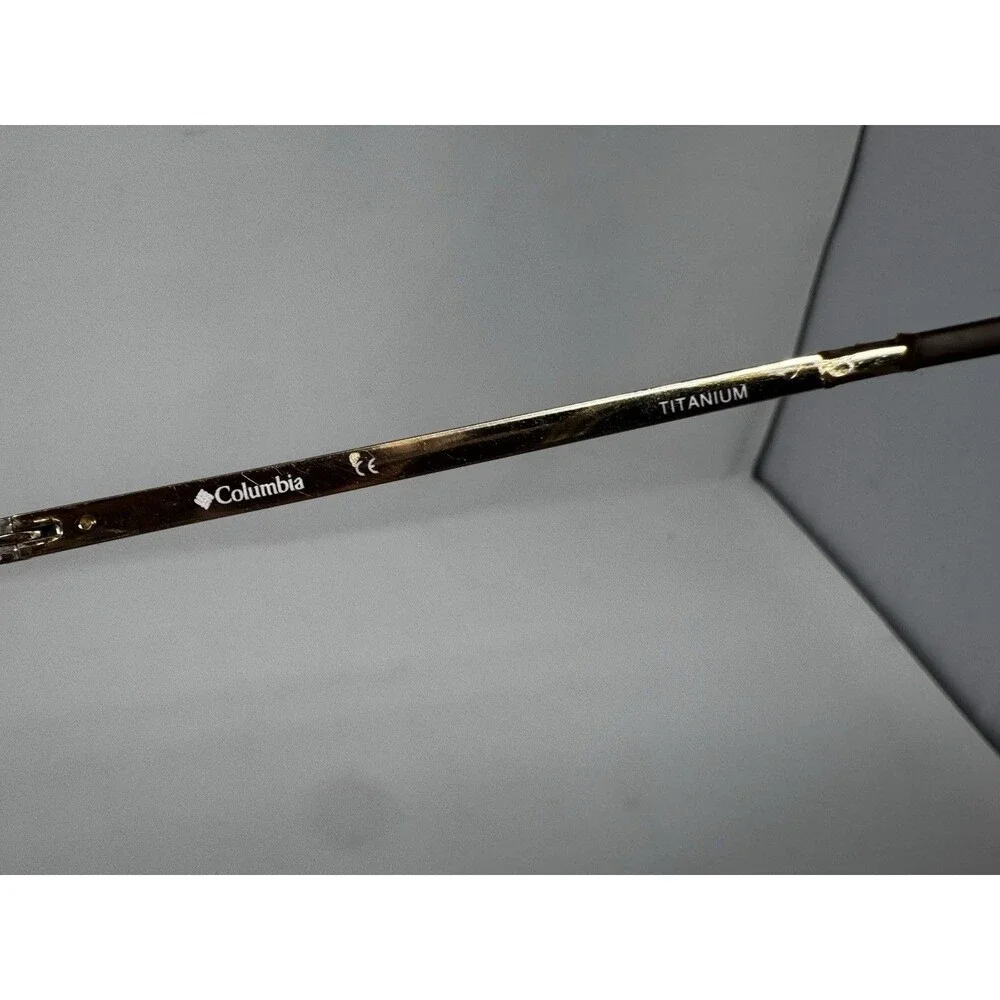 Columbia Barlow Ridge C03 Titanium Gold Eyeglass Frames 54-18-140